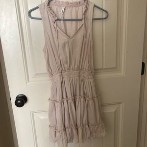 Women size small tan dress